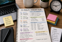 How to Plan Your Workday in 10 Minutes: A Simple Productivity System